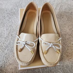 Michael Kors patent leather moccasins